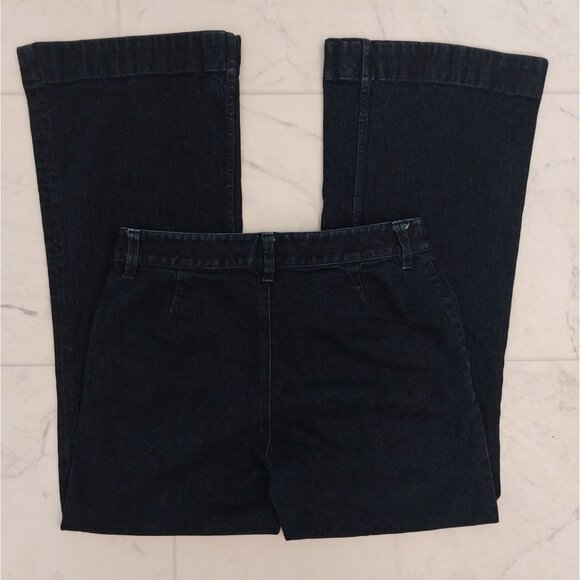 Lauren Jeans Co Ralph Lauren Dark Wash Flare Denim Jeans sz 6 - Picture 4 of 13